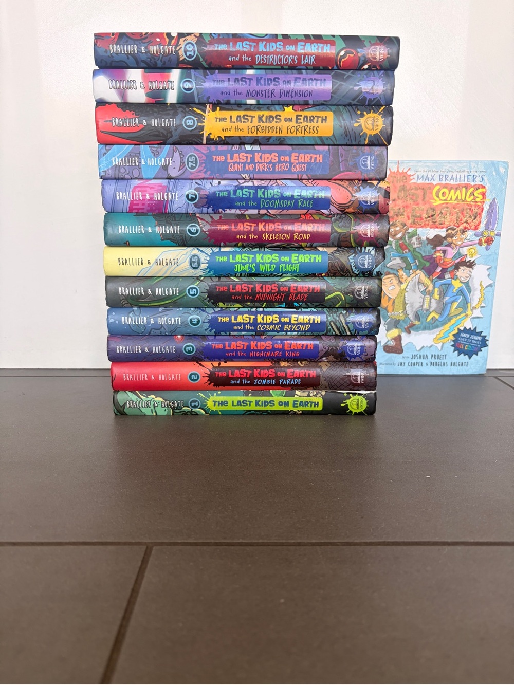 The Last Kids on Earth Hardcover Book Set - Colorful Spines
